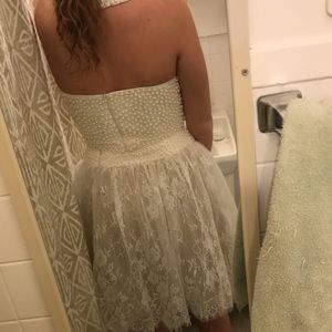 White homecoming dress